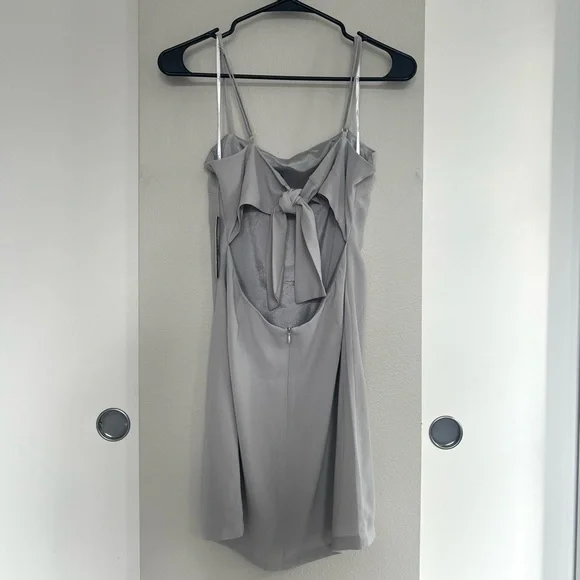 NWT Lulus Toast to Life Mini Dress – ’90s Coquette Minimalist Soft Girl Romantic - Picture 5 of 13